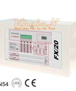 Trung tâm báo cháy địa chỉ Nittan tối đa 02 loop, Model: FX/20