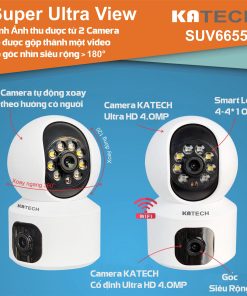 Camera IP Smart light không dây 4.0 Megapixel KATECH SUV6655D